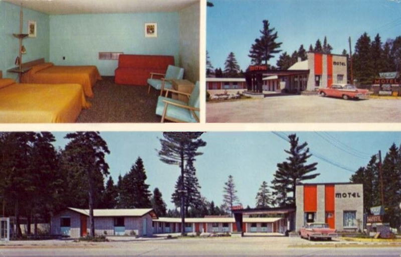 Sands Motel - Old Postcard (newer photo)